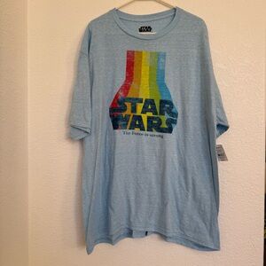 Star Wars Light Blue Tee size 2X